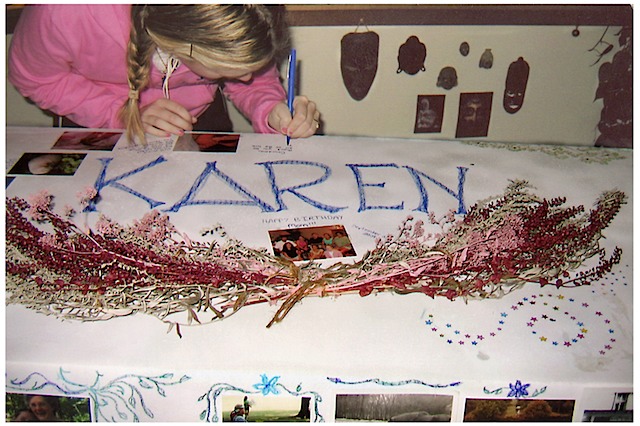 Decorating Karen's Coffin:A Closer View~